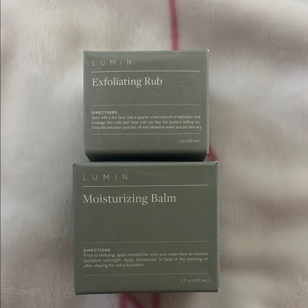 Lumin Exfoliating Rub and Moisturizing Balm Set